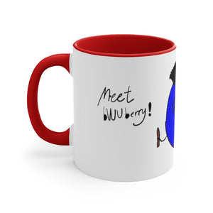 Bwuberry Accent Coffee Mug, 11oz