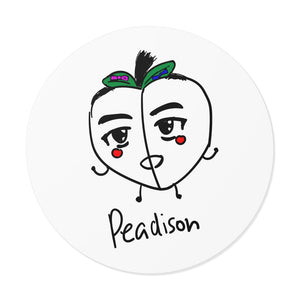 Peadison - Round Vinyl Stickers